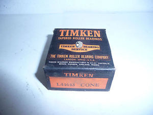 Timken L44643, Tapered Roller Bearing Cone, L 44643