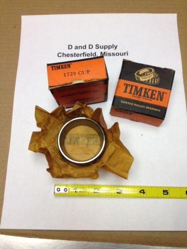 Timken 1729 Tapered Roller Bearing Cup, New-Old-Stock