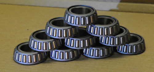 Lot of 50 Tapered Roller Bearing Cones, 1" ID, 1.8" OD, 0.58" Depth, L44643