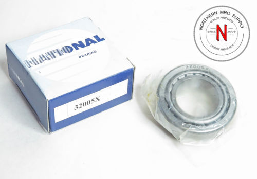NATIONAL 32005X TAPERED ROLLER BEARING CUP & CONE, 25mm x 47mm x 15mm