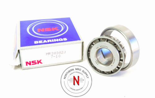 NSK HR30302J TAPERED ROLLER BEARING CUP AND CONE, ID: 15mm