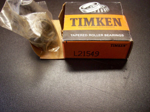 TIMKEN #L21549 Tapered Roller Bearings (NEW)