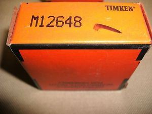 Timken Brand M12648  Tapered Roller Bearings Cone 7/8" Bore