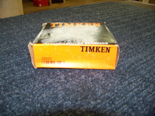 Timken Tapered Roller Bearing # 28990 New