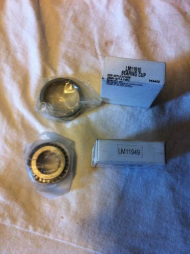 PAIR of NOS tisco tapered roller bearing set LM11949 LM11910