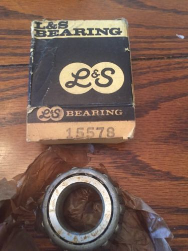 L&S 15578 Tapered Roller Bearing Cone New Old Stock NOS Vintage USA