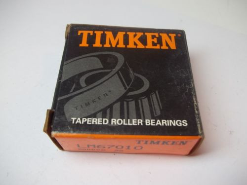 NIB TIMKEN TAPERED ROLLER BEARINGS MODEL # LM67010 NEW OLD STOCK 200008 99