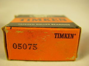 Timken 05075 Tapered Roller Bearing, Single Cone 0.7500" ID, 0.5660" Width