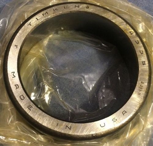 Qty (1) Timken 4335 Tapered Roller Bearing Cup, 3.5625" (OD), 1.3125" (W), -NOS