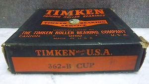 TIMKEN TAPERED ROLLER BEARING 362-B CUP NEW 362BCUP
