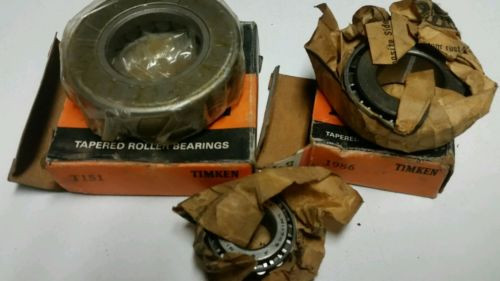 3-TIMKEN TAPERED ROLLER BEARINGS T151,1986,AND 1174