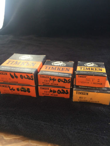 Timken Tapered Roller Bearings Lot LM11949/LM11910 LM67048/67010 M12649/M12610