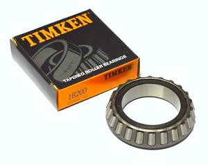 NEW TIMKEN 18200 TAPERED ROLLER BEARING CONE 2.0000" X 0.7190" (8 AVAILABLE)