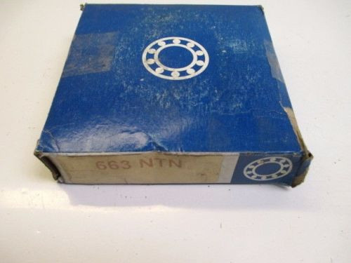 NTN 663 TAPERED ROLLER BEARING CONSTRUCTION MANUFACTURING NEW