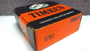 TIMKEN TAPERED ROLLER BEARING 3781 NEW 3781