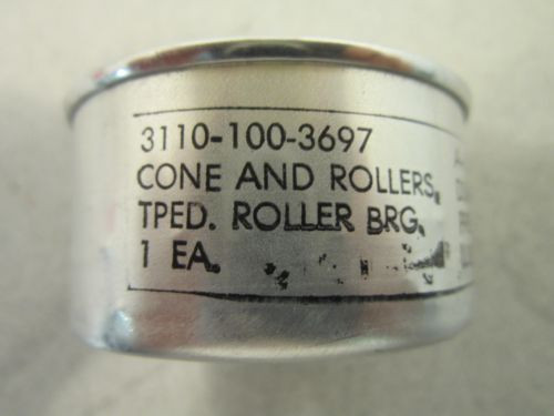 Timken Tapered Roller Bearing Cone and Rollers NSN 3110001003697, Steel, Class 2