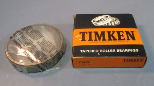 Timken 72487 Tapered Roller Bearing Cup Only 3-1/2" ID, 1" Wide NIB