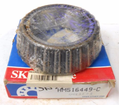 SKF TAPERED ROLLER BEARING CONE HM516449-C, 3.25" ID, 1.5625" WIDTH