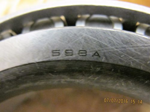 598A Bower Tapered Roller Bearing (3.6250") Fresh in Sealed Military [BB17]