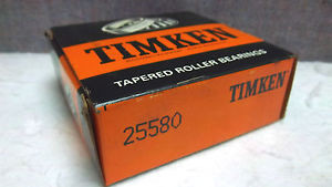 TIMKEN TAPERED ROLLER BEARING 25580 NEW 25580