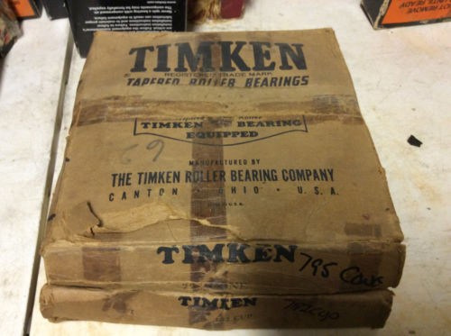 (1) TIMKEN 795 CONE 792 CUP Tapered roller Bearing