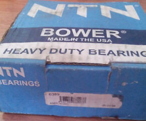 NTN  part # 6389  - TAPERED ROLLER BEARING -  NEW Bower Made in USA  Heavy Duty