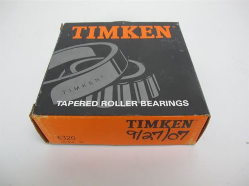 Timken 6320 Tapered Roller Bearing Cup Chrome Steel 5-11/32" OD, 1-3/4" Width