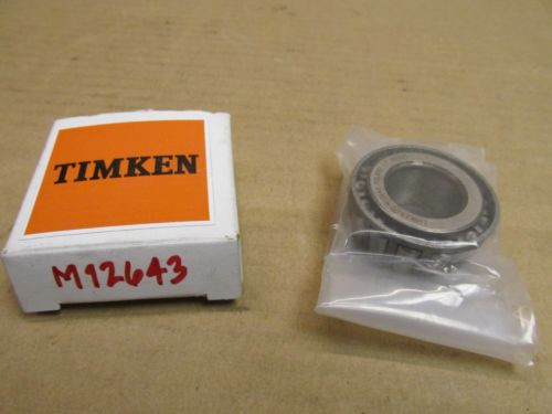 NEW TIMKEN M12643 TAPERED ROLLER BEARING M 12643 21.4mm ID 18.4mm Width