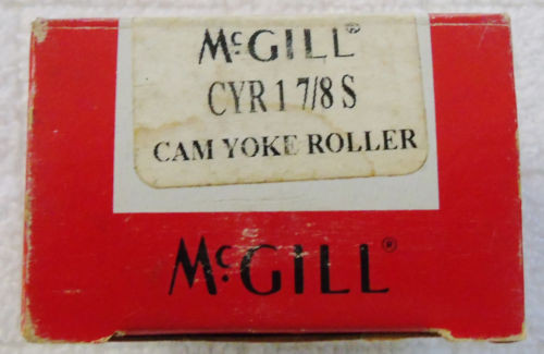 McGill CYR 1 7/8S Cam Yoke Roller, Sealed, Inch, Steel, 1-7/8" Roller Diameter,
