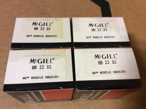4-McGILL bearings#MR 22 SS ,Free shipping lower 48, 30 day warranty!