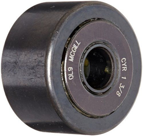 McGill CYR1 3/8 Cam Yoke Roller, Unsealed, Inch, Steel, 1-3/8" Roller Diameter,