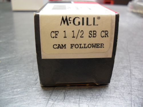 McGill CF 1 1/2 SB CR Flat Cam Follower Stainless Steel  1-1/2": Roller Dia.