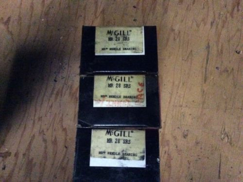 3-McGill MR 28 SRS needle bearings ,Free shipping to lower 48, 30 day warranty