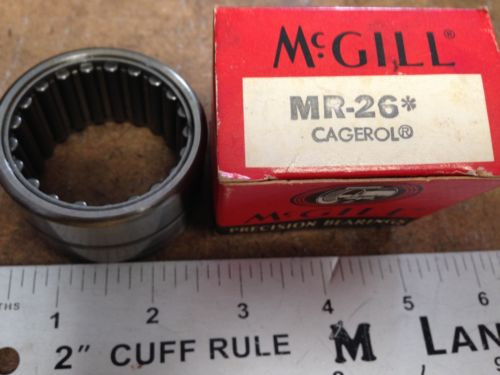 NEW 3PCS  McGILL MR-26 CAGEROL BEARINGS, 1-5/8" X 2-3/16" X 1-1/4"  BB