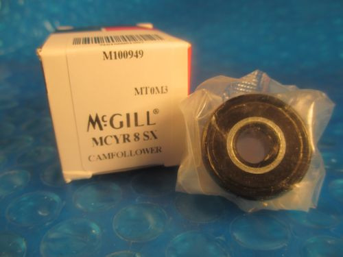 McGill MCYR8 SX, MCYR8 SX, MCYR 8 SX, 8mm Metric Cam Yoke Roller