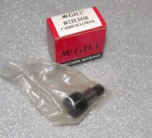 NEW MCGILL BCCFE 3/4 SB CAMFOLLOWER ECCENTRIC STUD TYPE CROWNED OD SEALED