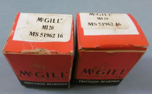 Lot of 2 McGIll MI-20 Inner Race for Roller Bearing New