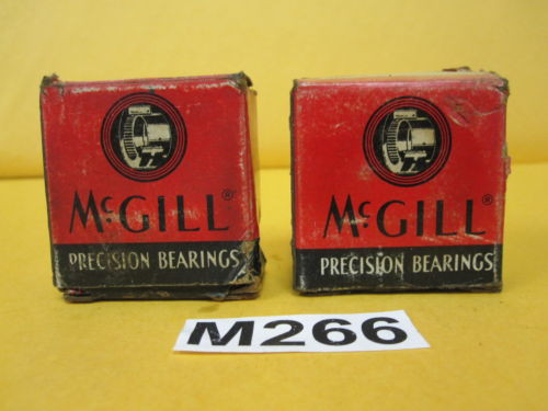 Two (2) McGill CYR 1 5/8 S CAM YOKE ROLLER BEARING 1.625" ROLLER, .4375" BORE