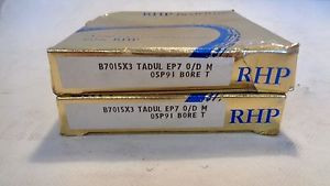 Belt Bearing NEW  680TQO970-1   SET OF (2) RHP B7015X3 TADUL-EP7-O/D-M   SUPER PRECISION BEARING
