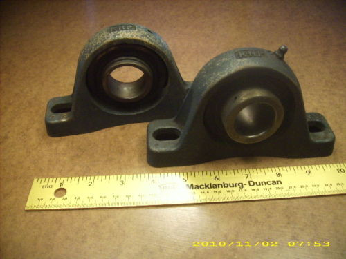 Belt Bearing (2)  655TQO935-1  used RHP pillow block bearing units NP5 MP2   1 1/4" bore