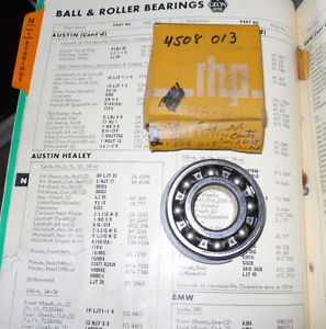 Tapered Roller Bearings NOS  M281049D/M281010/M281010XD  RHP Bearing w/ clip 2LJ1Gw/c.  2A3245.  Austin Healey Sprite I & II.  \\\