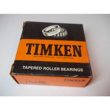 NIB TIMKEN TAPERED ROLLER BEARINGS MODEL # 15245 NEW OLD STOCK