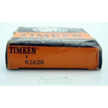 TIMKEN 02820 Tapered Roller Bearings Outer Race Cup, Steel