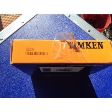 (1) Timken 552A Tapered Roller Bearing Outer Race Cup, Steel, Inch, 4.875" Outer