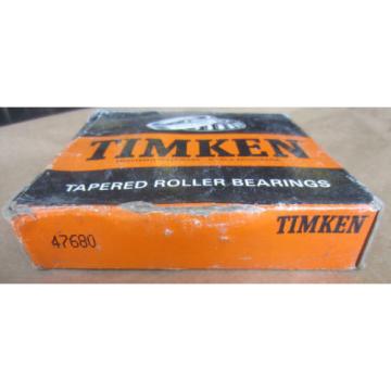 TIMKEN TAPERED ROLLER BEARING 47680 New Surplus
