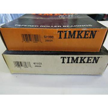 Timken 67390 20024 / 67322 20024 Taper Cup/Cone Set FREE SHIPPING