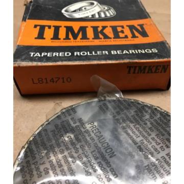 NEW TIMKEN L814710 Tapered Roller Bearing Cup - Original Box and Packaging.