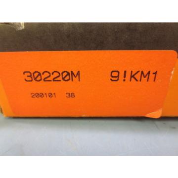1 Nib Timken 30220M Tapered Roller Cone and Cup Bearing