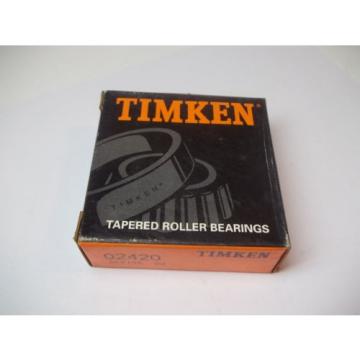 NIB TIMKEN TAPERED ROLLER BEARINGS MODEL # 02420 NEW OLD STOCK 200105 22
