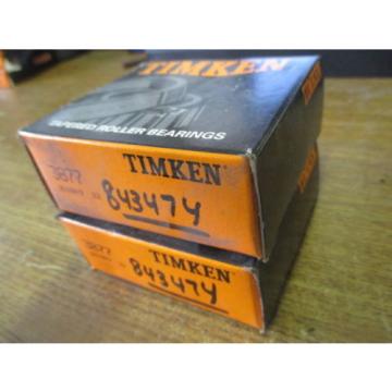 NEW LOT OF 2 TIMKEN TAPERED ROLLER BEARING CONES 3877